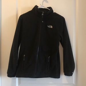 North Face Black Zip Up